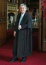 Image for Autism Awareness Ribbon presented to Speaker John Bercow